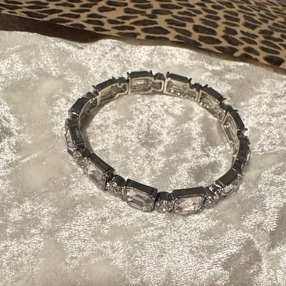 Swarovski Silver Bracelet with Clear Crystals - Picture 4 of 6